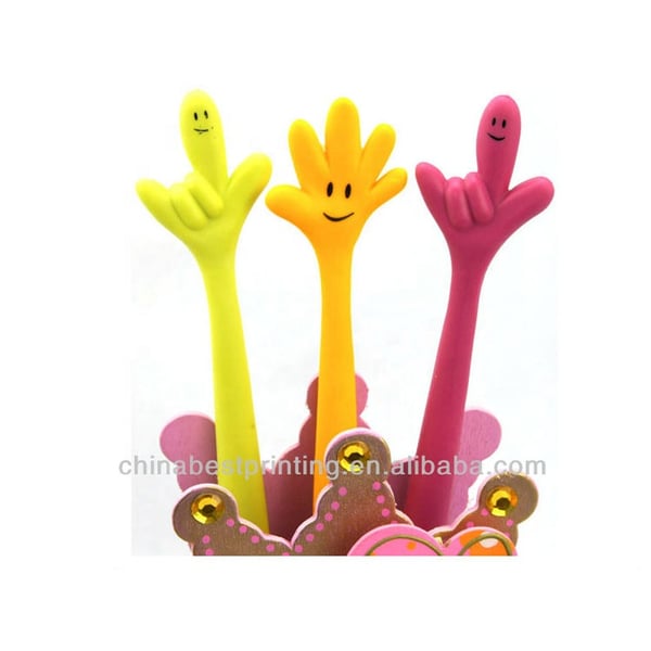 PVC Gift Logo Ball Pens Printing Service Custom