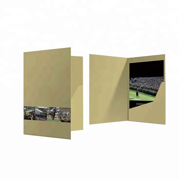Eco Friendly Presentation Folders Printing Service Custom