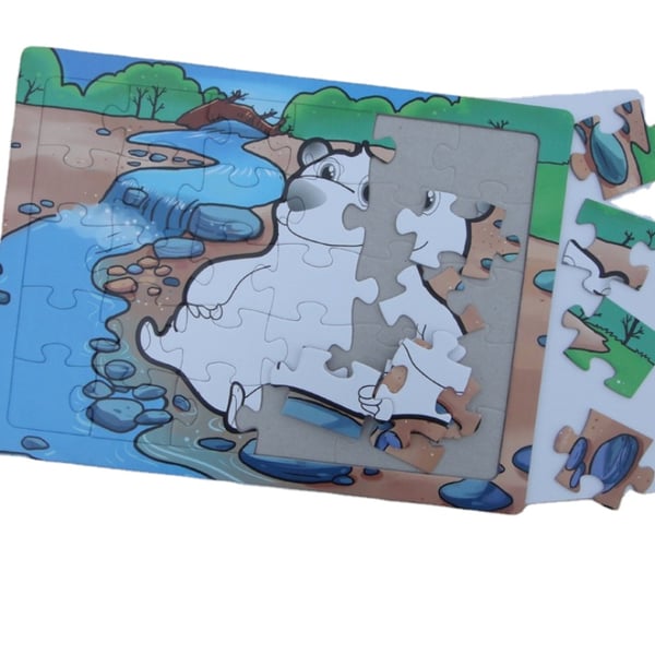 Custom Children Adults Jigsaw 50*70mm Puzzle Printing