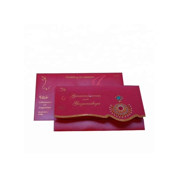 Custom Wedding Invitation Cards Hot Foil Stamping Printing