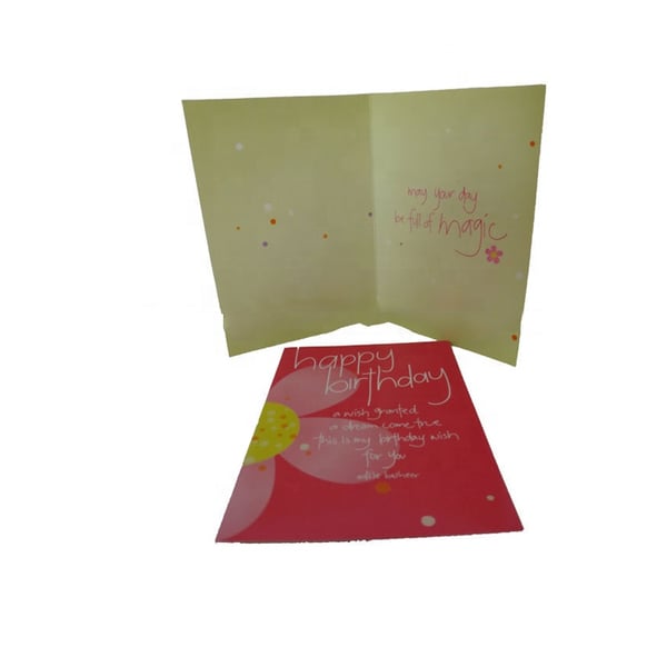 2019 Wholesale Custom Birthday Funny Greeting Card Printing Service Custom Greeting Card Printing