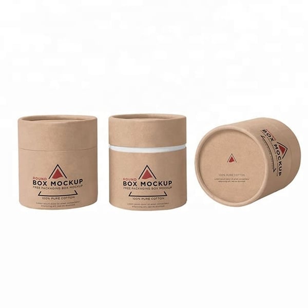 Custom 4 Color Printing Carton Box Cylindrical Round Box Printing