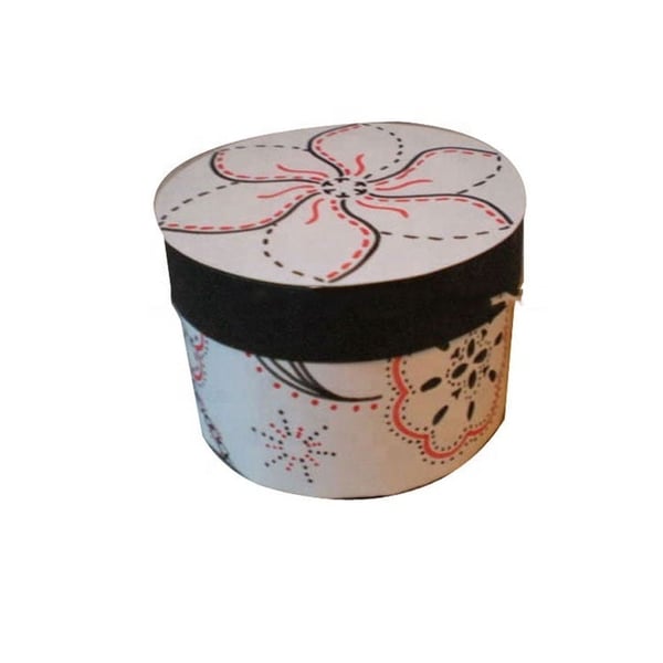 Cylinder Round Paper Gift Box Packaging Printing