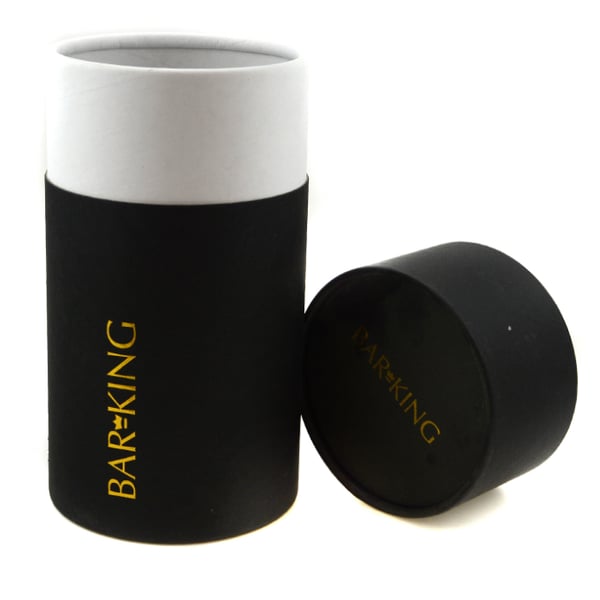 Factory Video Eco-Friendly Box Cylinder Packaging Box Gold Foil Printing Custom Pillow Box with Label Printing