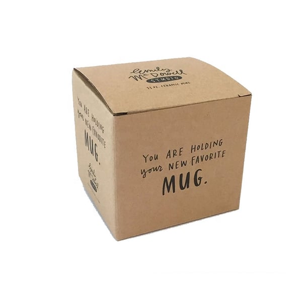 Mug Box Packaging Printing Service Custom