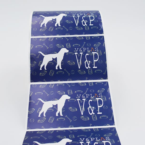 2020 New Sticker Customized Size Luxe Custom Private Label Sticker Printing