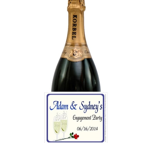 Custom Design Glass Bottle Label Printing Bottle Wine Embossing Label Sticker Logo Printing Round