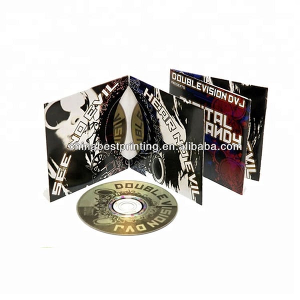 Recycled Custom DVD Sleeves Laminated Printing