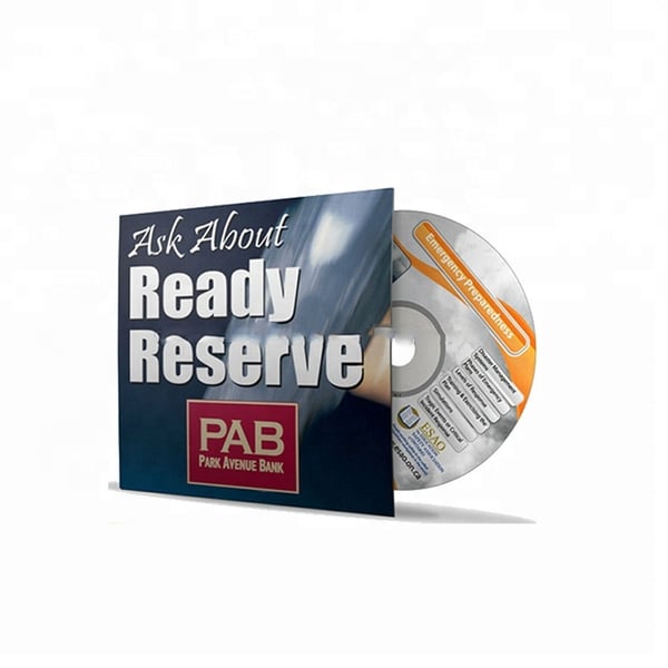Custom Recycled DVD Sleeves Sticker Package Label Services Printing