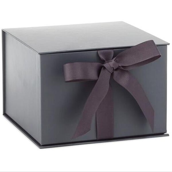 Grey White Green Color, Christmas Empty Decorative Cardboard 200gsm 150gsm 230gsm Paper Customized Gift Box