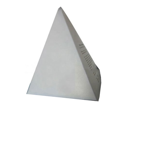 Triangular Recycled Paper Gift Boxes Private Label Printing Service