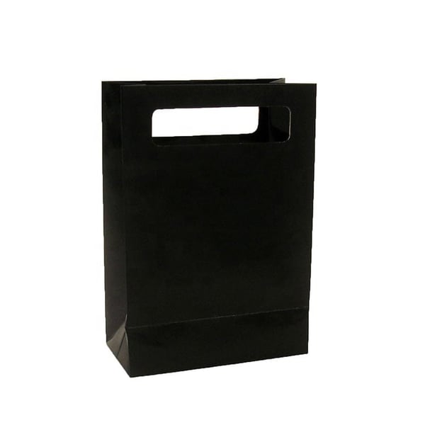 Luxury Exclusive Supply Black Bags Printing Paper Craft Bag with Logo Printing Paper Bag Customized