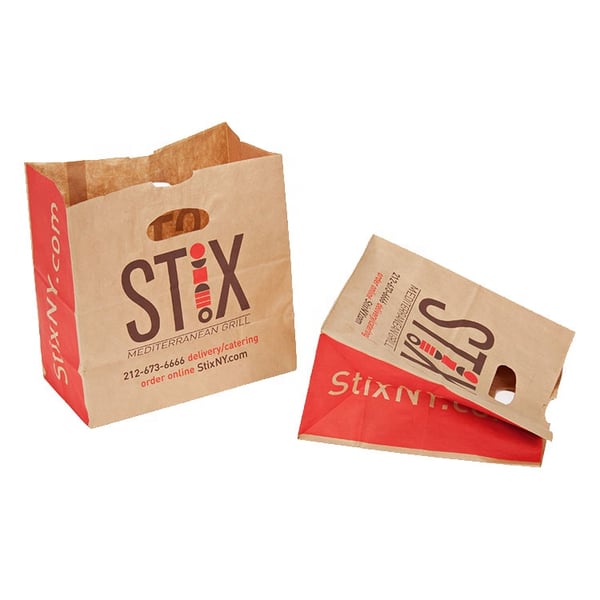 Best Quality Customer Logo Cheap Kraft Paper Bag