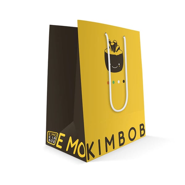 4 Color Shopping Paper Bag Custom Security Printing Companies