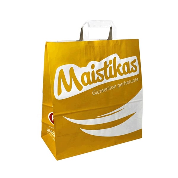 Custom 4 Color Paper Bag Logo Offset Printing