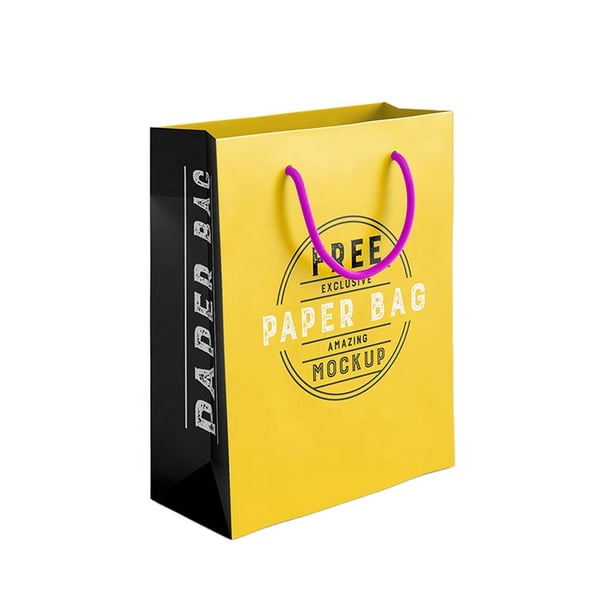 Full Color Tote Custom Printing Craft Paper Shopping Bag