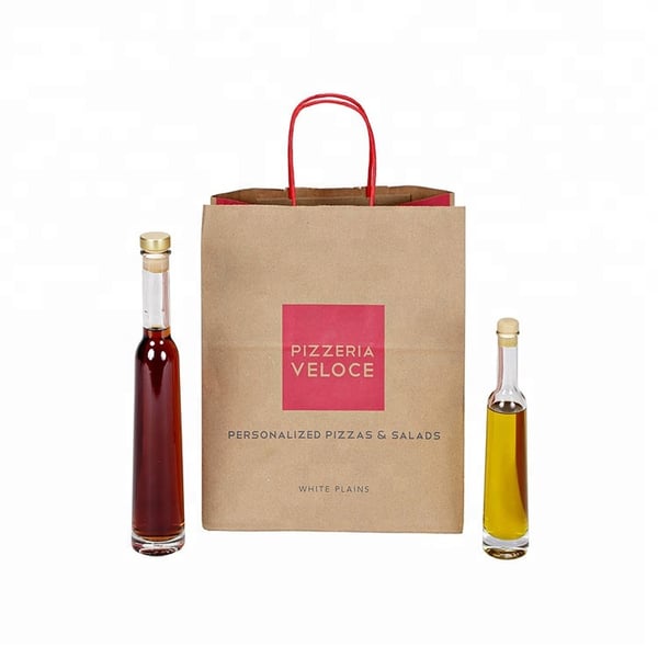 Food Packing Paper Bag Printing Service Custom