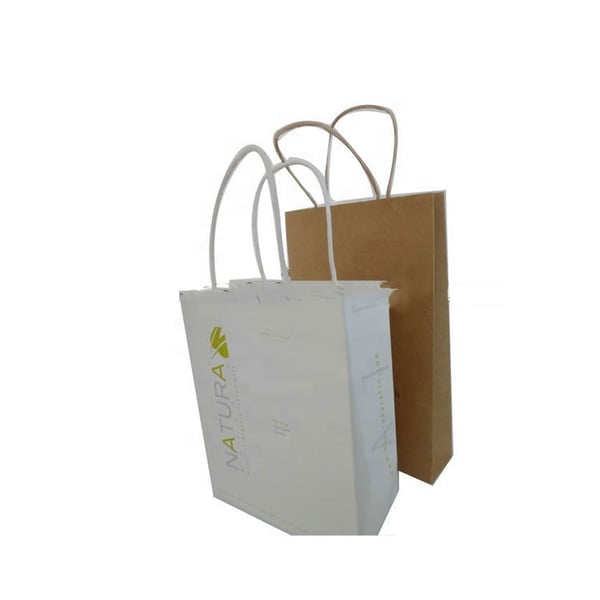 High Quality Recycled Logo Custom Printing on Paper Bags with Handle