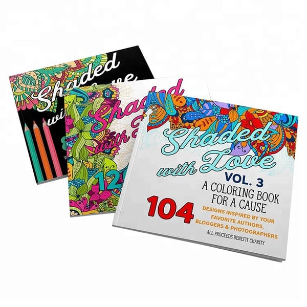 Coffee Table Soft Cover Drawing Book Printing