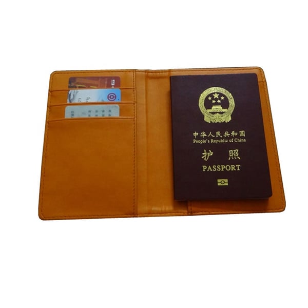 Alpha PU Leather Passport Size Booklet Printing