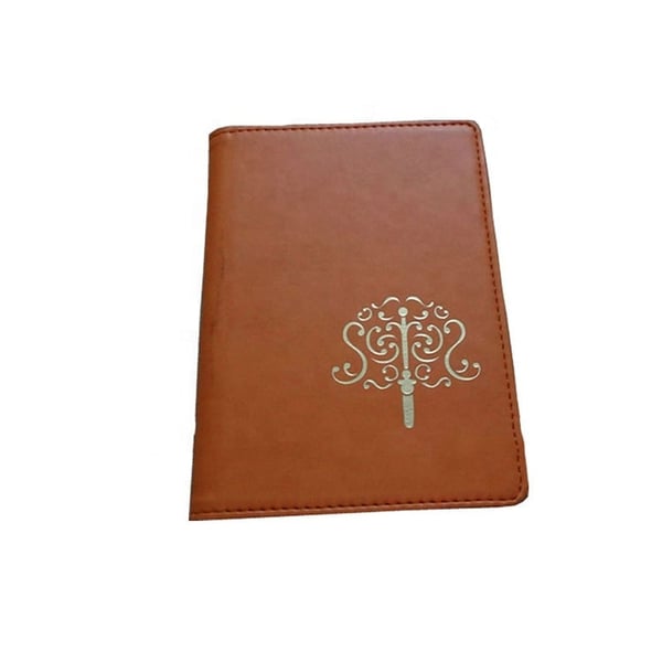 PU Leather Passport Holder Full Color Printing Passport Size Booklet