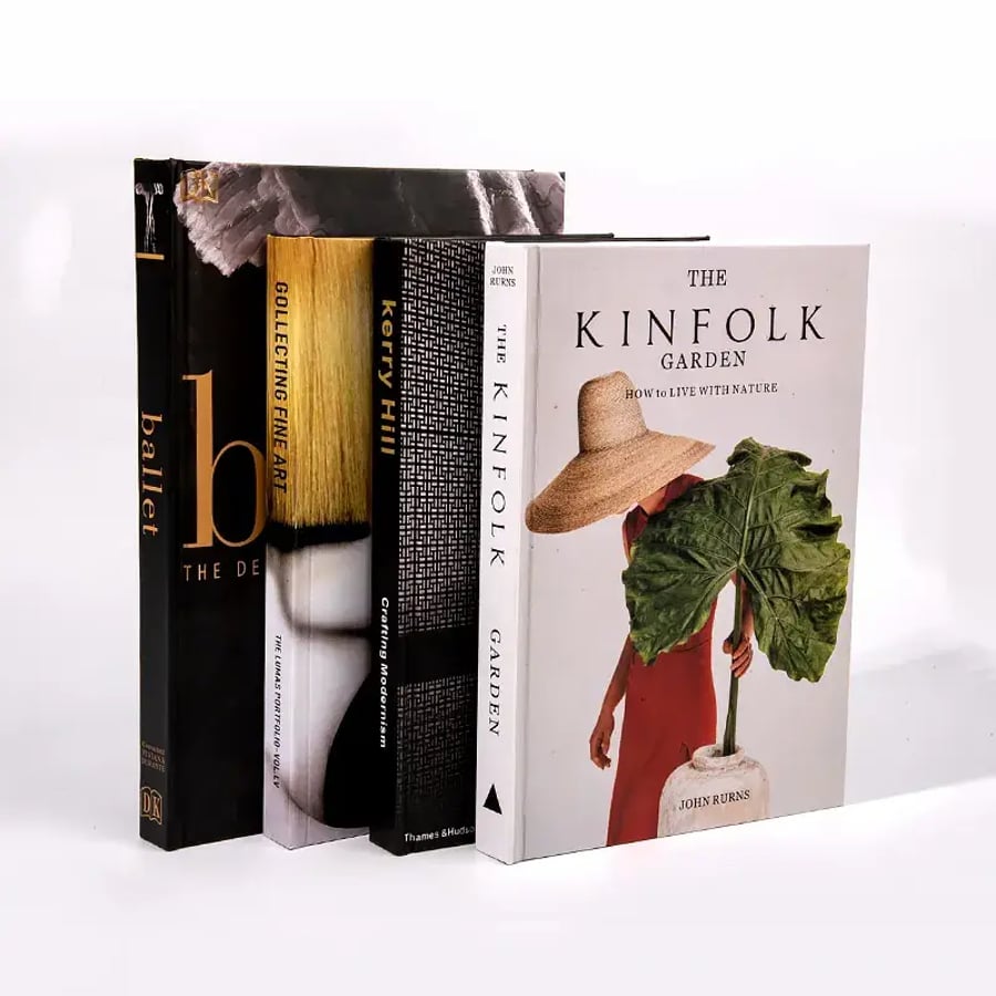 A curated selection of modern hardcover books