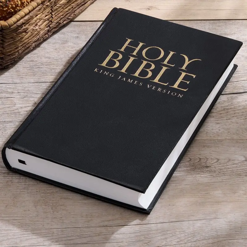 hardcover book with leatherette cover