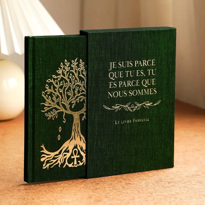 coffee table book with a cloth cover