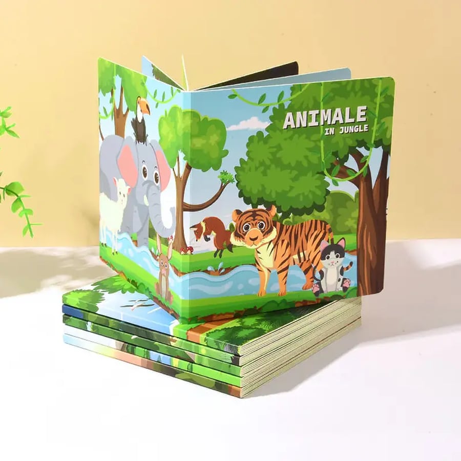 Jungle Animal Themed Children’s Board Book