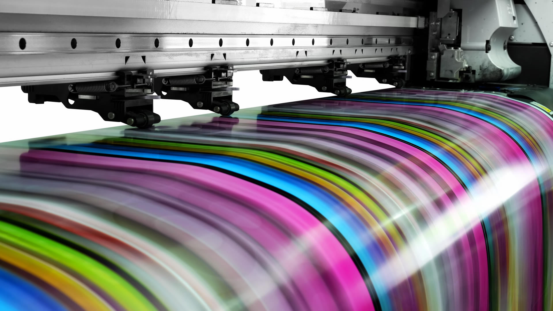 Large printer format inkjet working