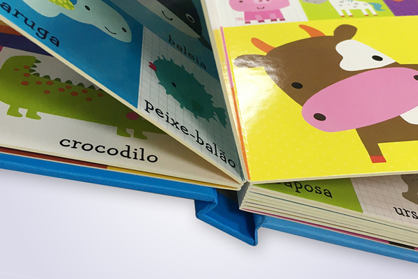 Board book binding for children