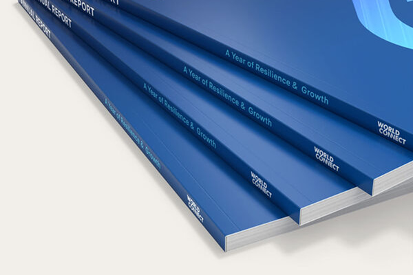 Perfect bound softcover book