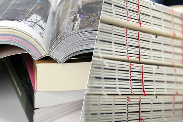 Sewn perfect bound book