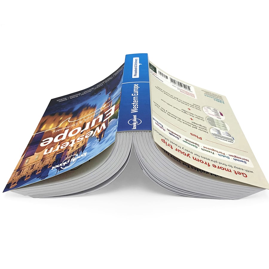 paperback book perfect binding flexibility