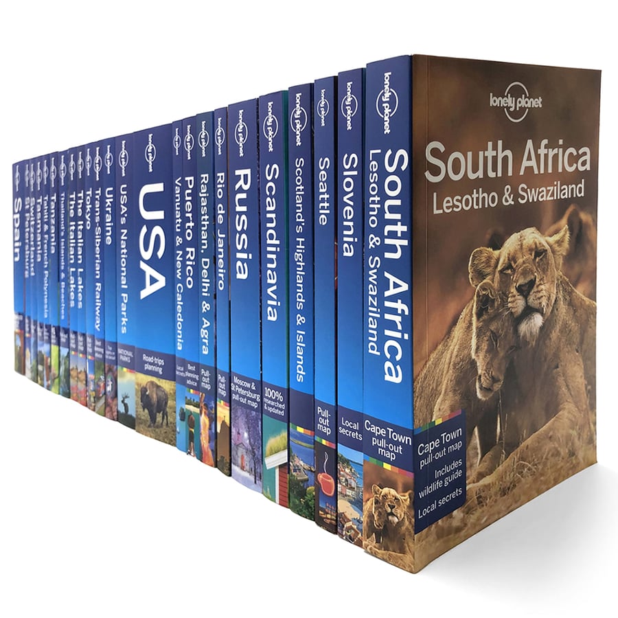 paperback books travel guide series perfect bound