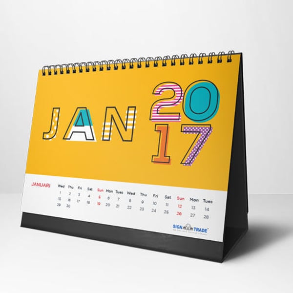 2025 Creative Custom Design Printing Desk Pad Base Calendar