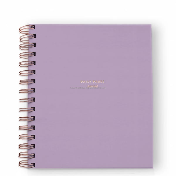 2025 Custom A5 11.5 X 15 Spiral Hardcover Daily Planner Journal Menu Book Printing