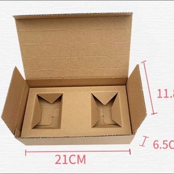 2pcs Ceramic Mug Packed in Window Colour Box Packing and Printing Box