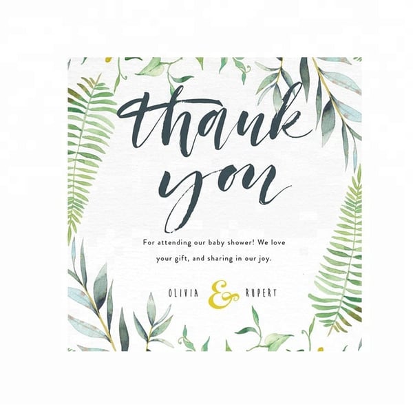 Custom 4 Color Postcard 14pt 16pt Paper Holiday Christian Greeting Thank You Card Printing Service