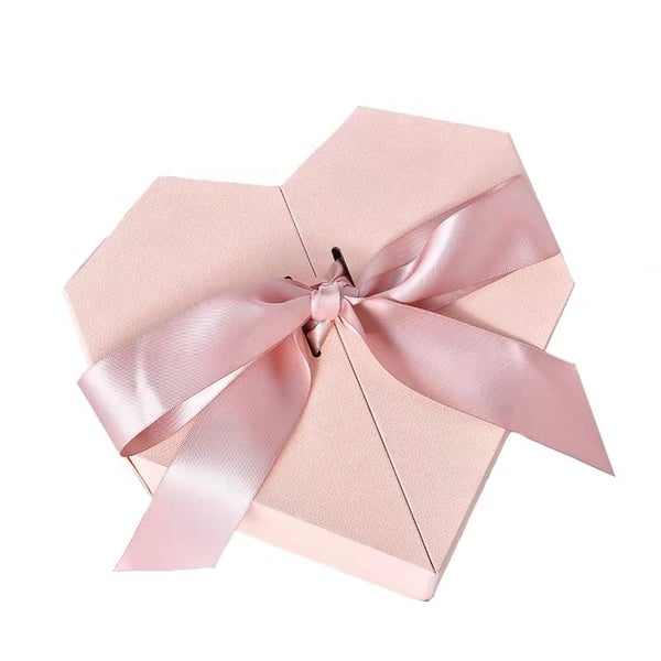 Custom 4c Printing Heart Shaped Jewelry Packaging Boxes Wedding Gift Box Printing
