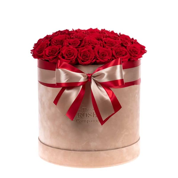 Custom Bucket Box Eternal Flower Cardboard Round Flower Boxes Velvet Ring Jewelry Roses Gift Packaging Bucket Box