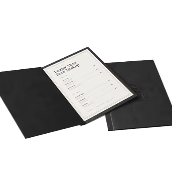 Custom Printed Menu Booklet 8 1/2\