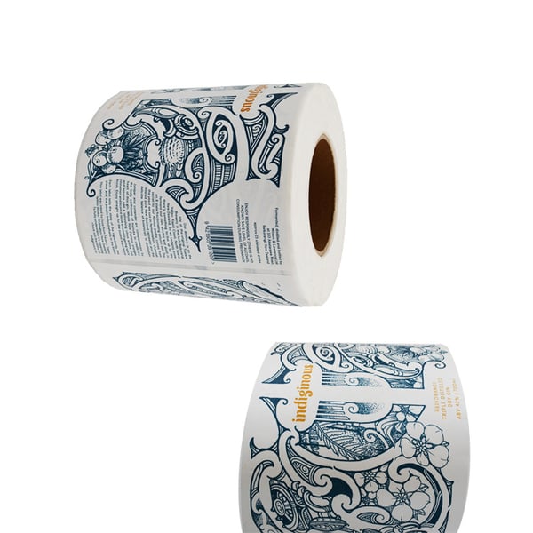 Custom Printed Perfume Sticker Pet Material Shrink Label
