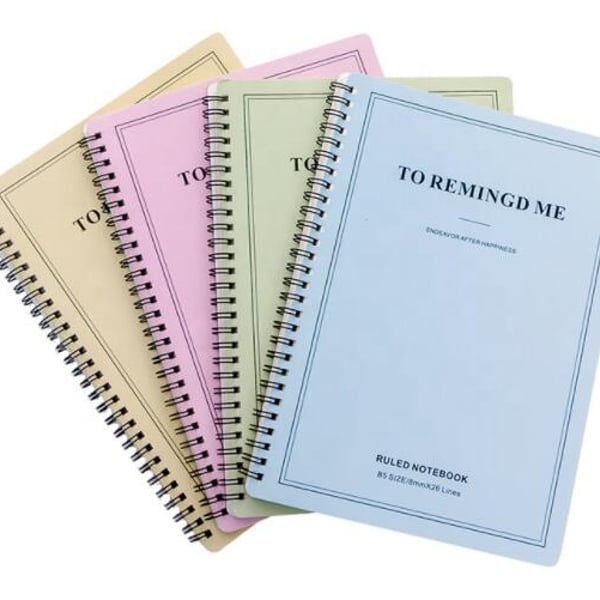 Custom Printed Spiral Affirmation Wellness Journal A5 B5 Hardcover Life Journal Notebook with Cardboard Paper Premium Hard Cover