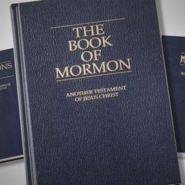 Custom Printing Parchment Paper Edition with Gold Foil Embossing Mormonism Lds Church Printing