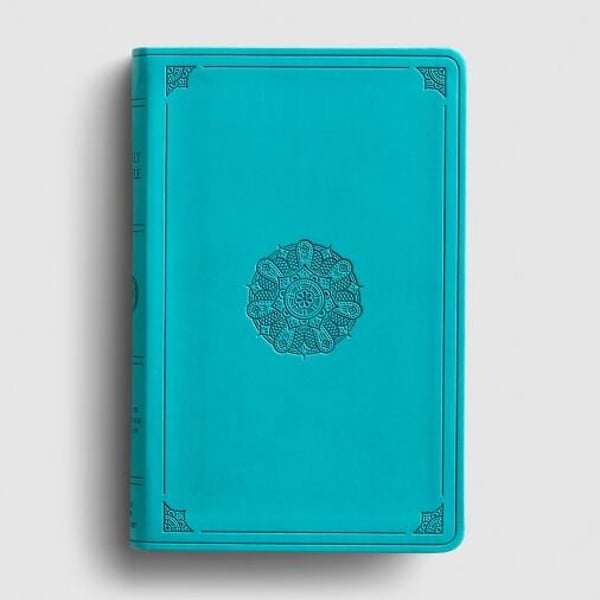 Customized Silver Mini Holy Bible, Leather Embossed Cover Sewing Binding Custom Holy Bible Book Printing