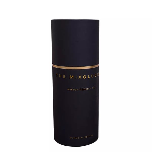 Eco-Friendly Custom Gold Foil Matt Cover Corrugated Candle Box Flower Box Cylinder Gift Box
