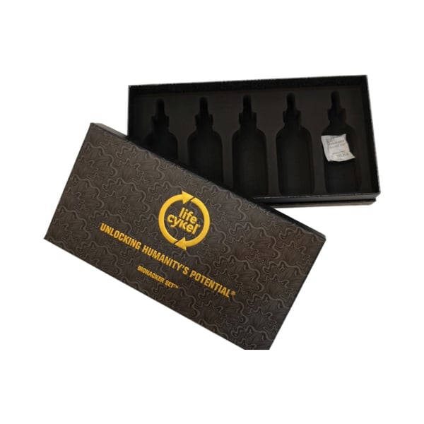 Embossed Logo Customized Cosmetic Hair Oil Perfume Box with Eva Insert