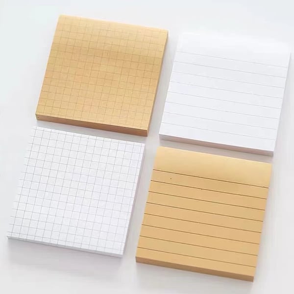 Erasable Checkered Stripe Note Paper Pad Printing Sticky Note Services Cube Memo Pad