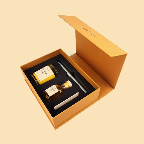Luxury Candle Paper Boxes 2.5oz X2 Set Box Printing with Logo Gift Creative Candle Boxes